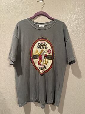 Vintage Disney Parks Cruise Line Old Man in the Sea Salty & Bitter Grumpy Tee L